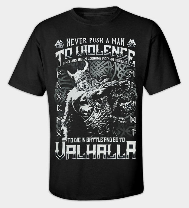 Camiseta Guerrero Vikingo