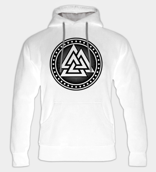 Sudadera con capucha Valknut
