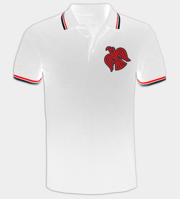 Polo bordada Cuervo Vikingo