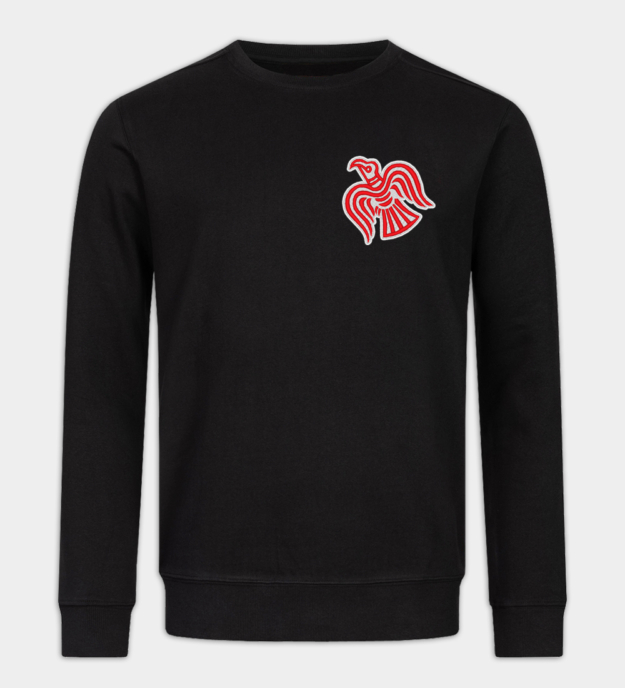 Sudadera bordada Cuervo Vikingo