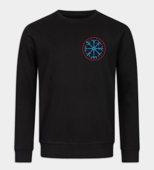 Sudadera bordada Vegvisir