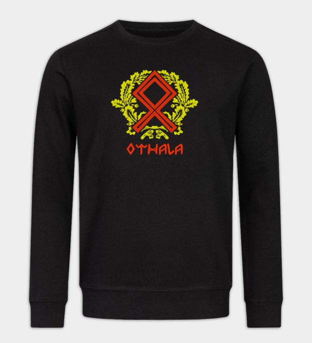Sudadera bordada Runa Othala