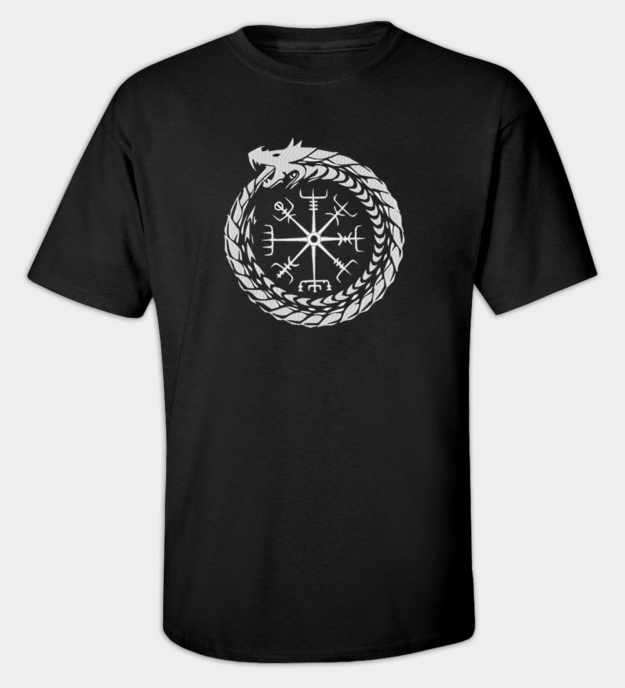 Camiseta bordada Serpiente de Midgard