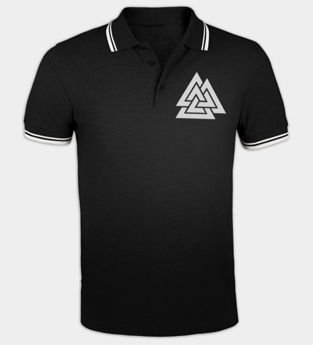 Polo bordado Valknut