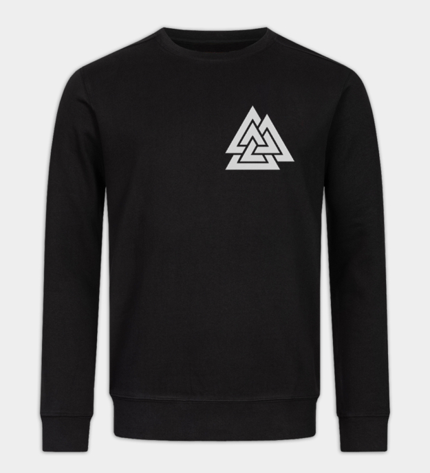 Sudadera bordada Valknut