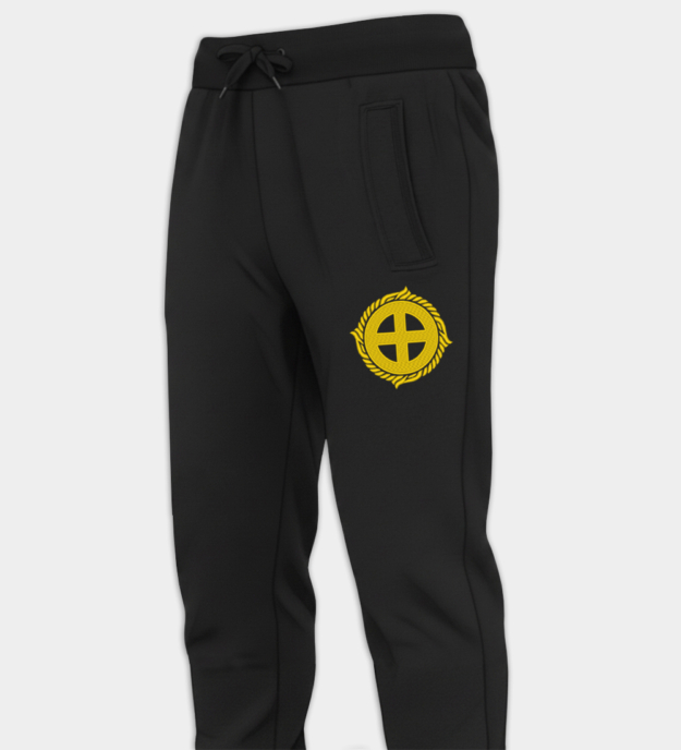 Jogger bordado Cruz Solar
